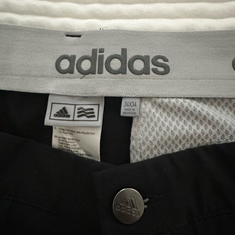 Adidas Black Athletic Golf Pants